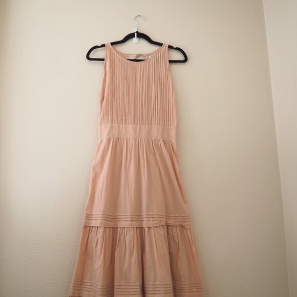 Pampelone Perle Cotton Sleeveless Midi Dress sz S - Picture 7 of 12